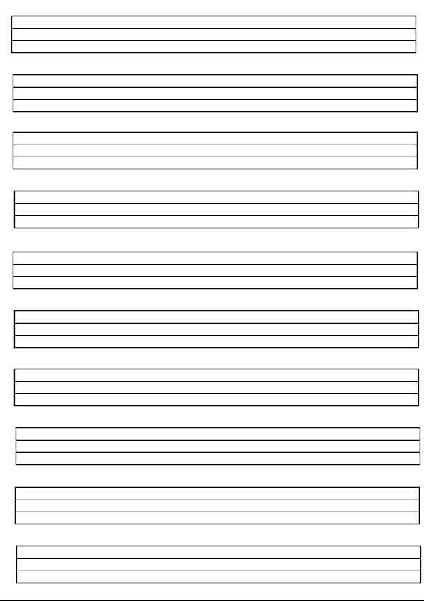 blank tab sheets